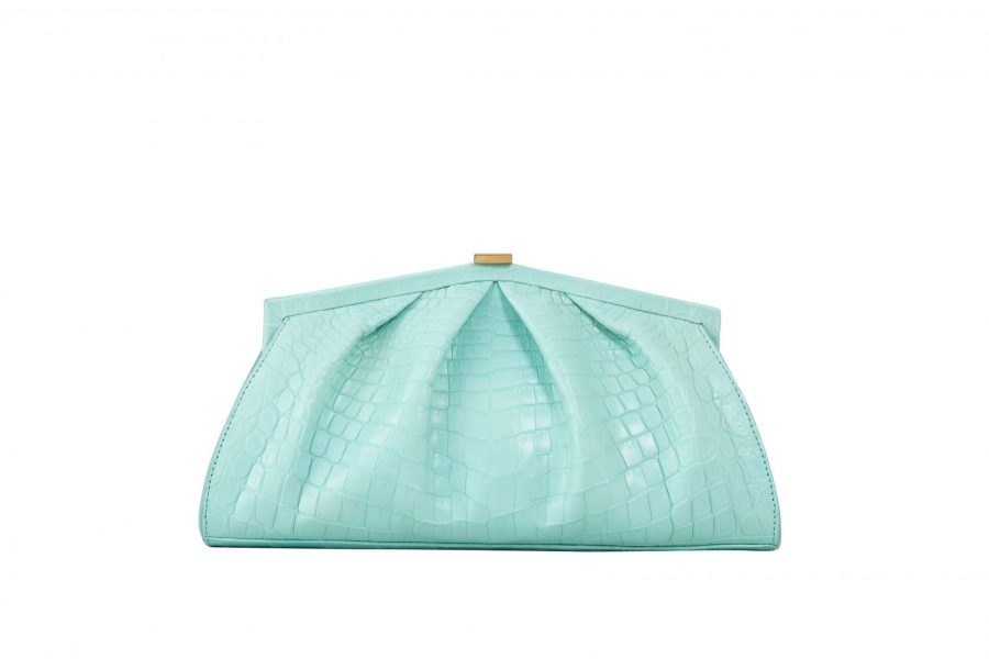 Muja Clutch Crocodile - Spearmint