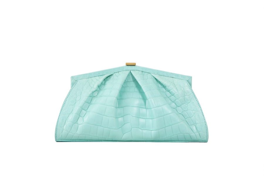 Muja Clutch Crocodile - Spearmint