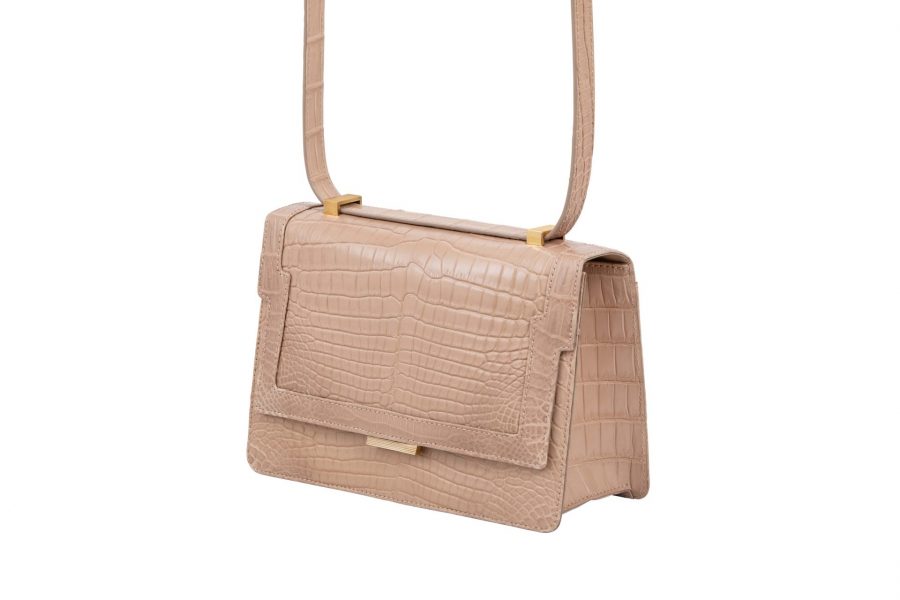 Choupette Crocodile - Walnut