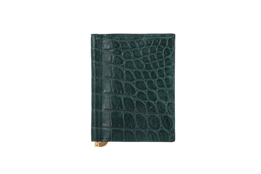 Men's Clip Cardholder Crocodile