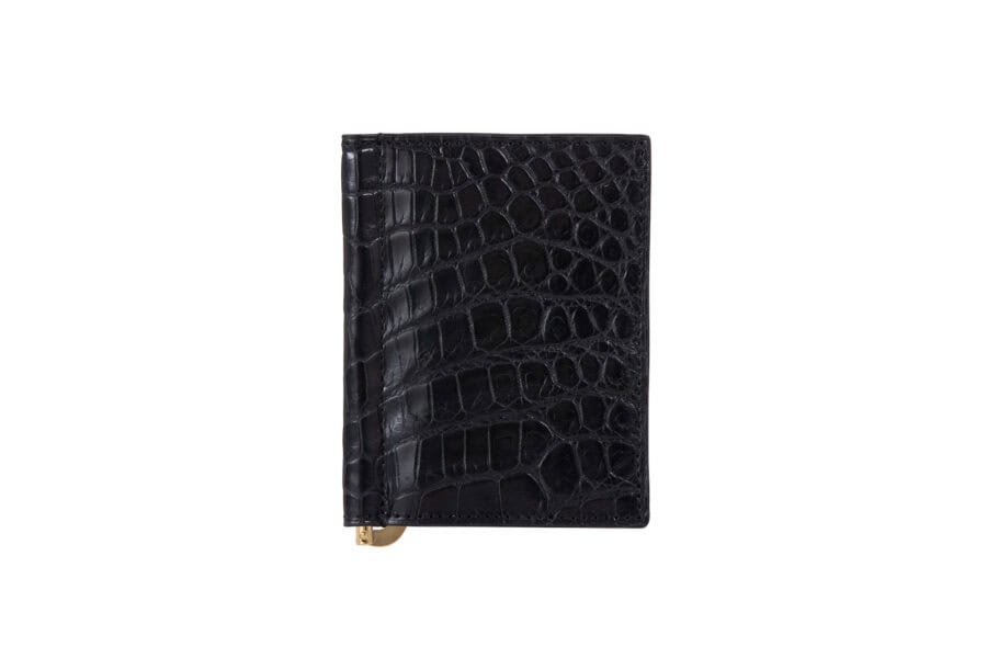 Men's Clip Cardholder Crocodile