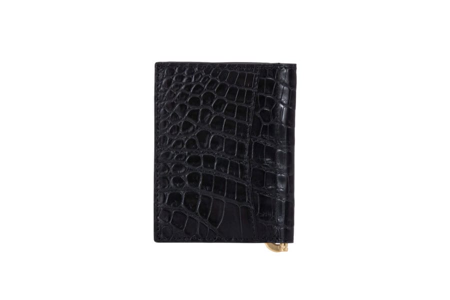 Men's Clip Cardholder Crocodile