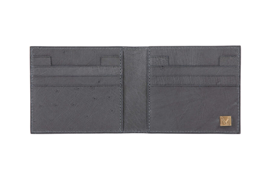 Men's Classic Folding Wallet Ostrich Quill