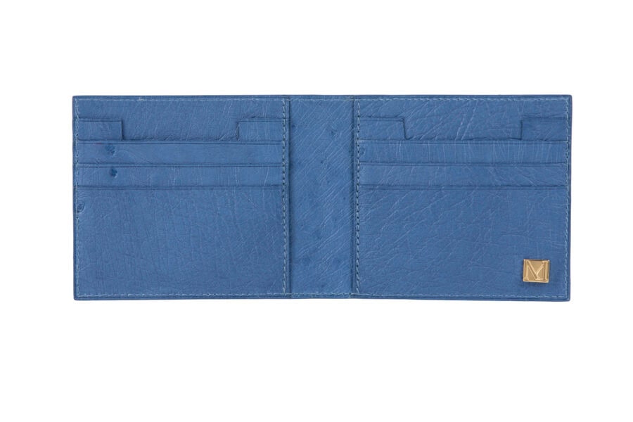 Men's Classic Folding Wallet Ostrich Quill