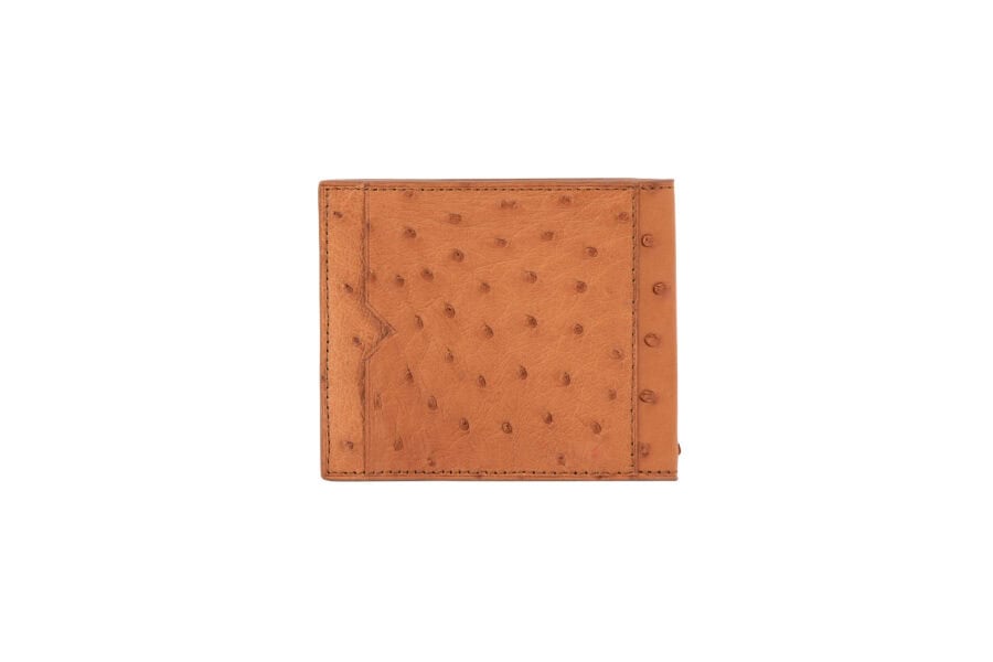 Men's Classic Folding Wallet Ostrich Quill