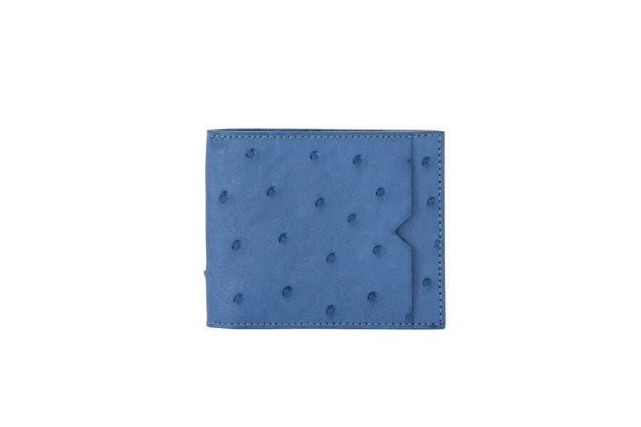 Men's Classic Folding Wallet Ostrich Quill