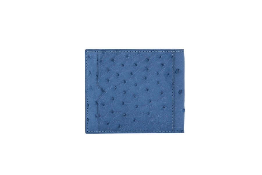 Men's Classic Folding Wallet Ostrich Quill