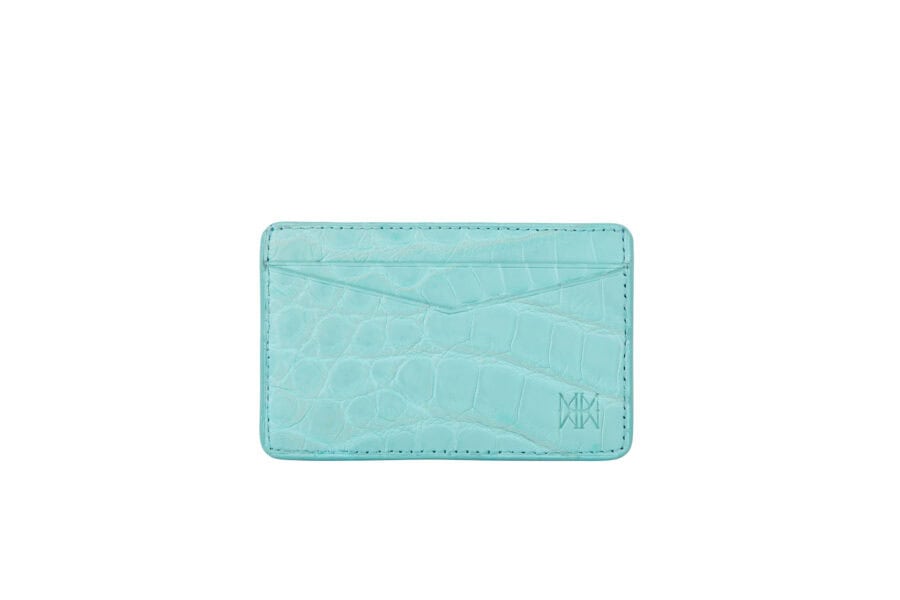 Women's V Cardholder Crocodile