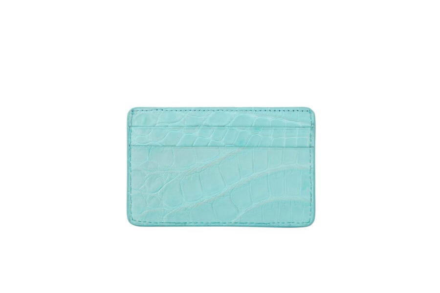 Women's V Cardholder Crocodile