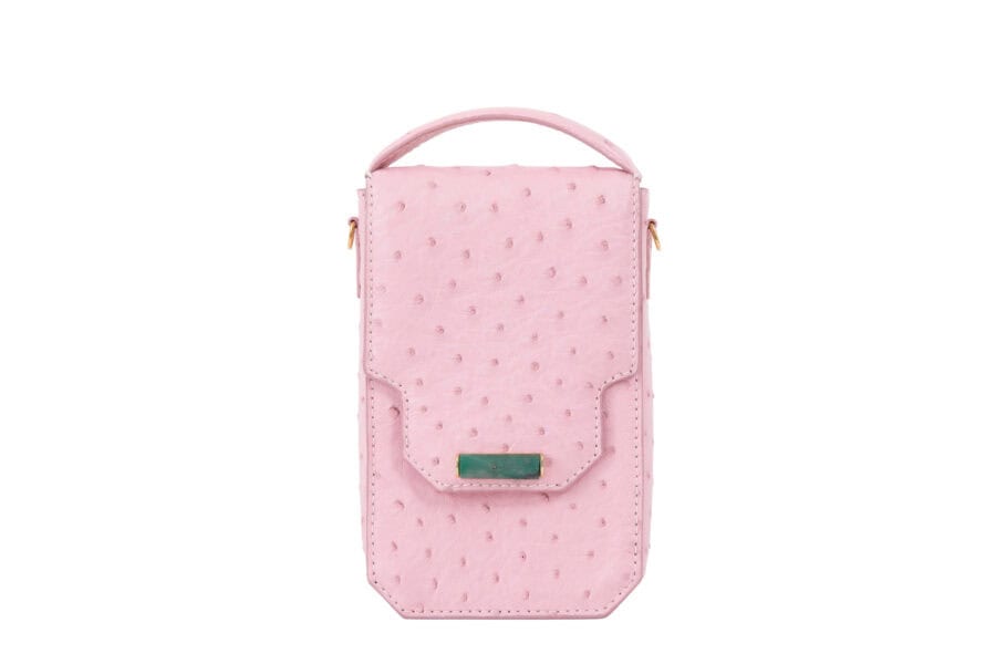 Phone Bag Ostrich Quill