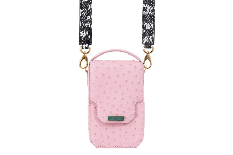 Phone Bag Ostrich Quill