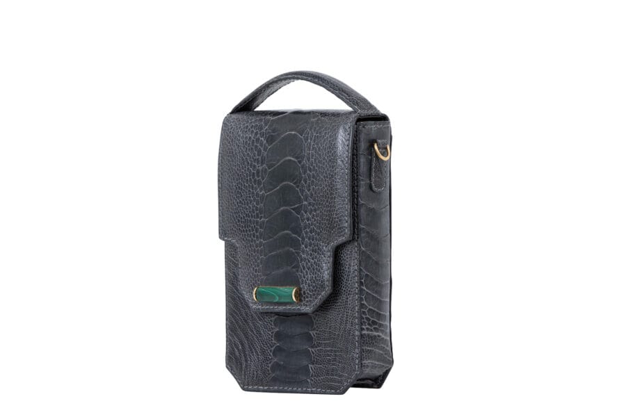 Phone Bag Ostrich Shin + Belt