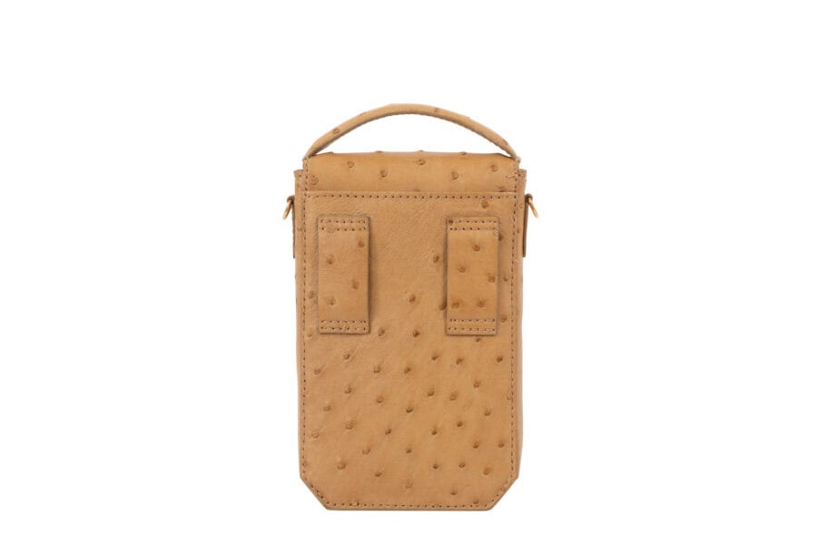 Phone Bag Ostrich Quill + Belt