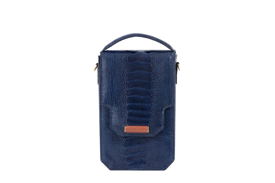 Phone Bag Ostrich Shin + Belt
