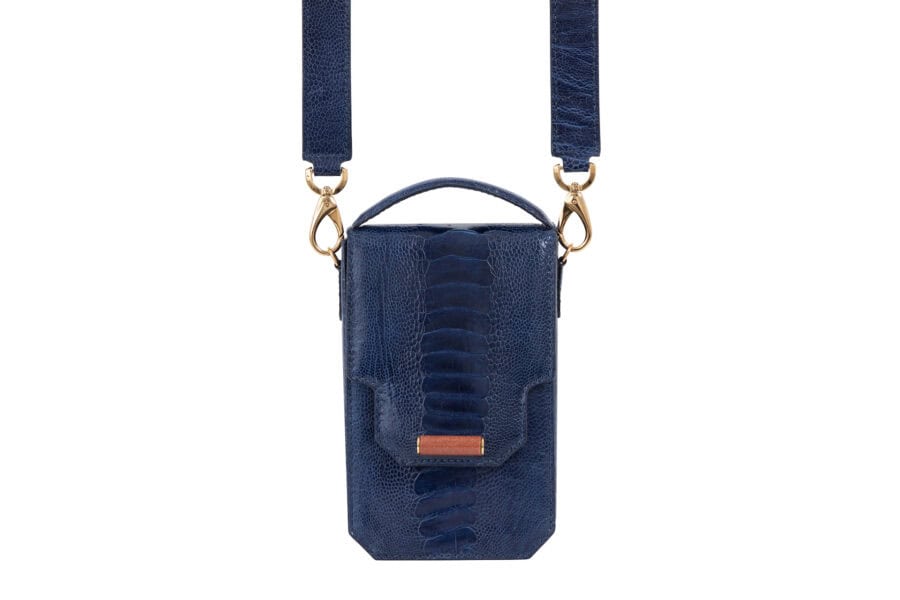 Phone Bag Ostrich Shin + Belt
